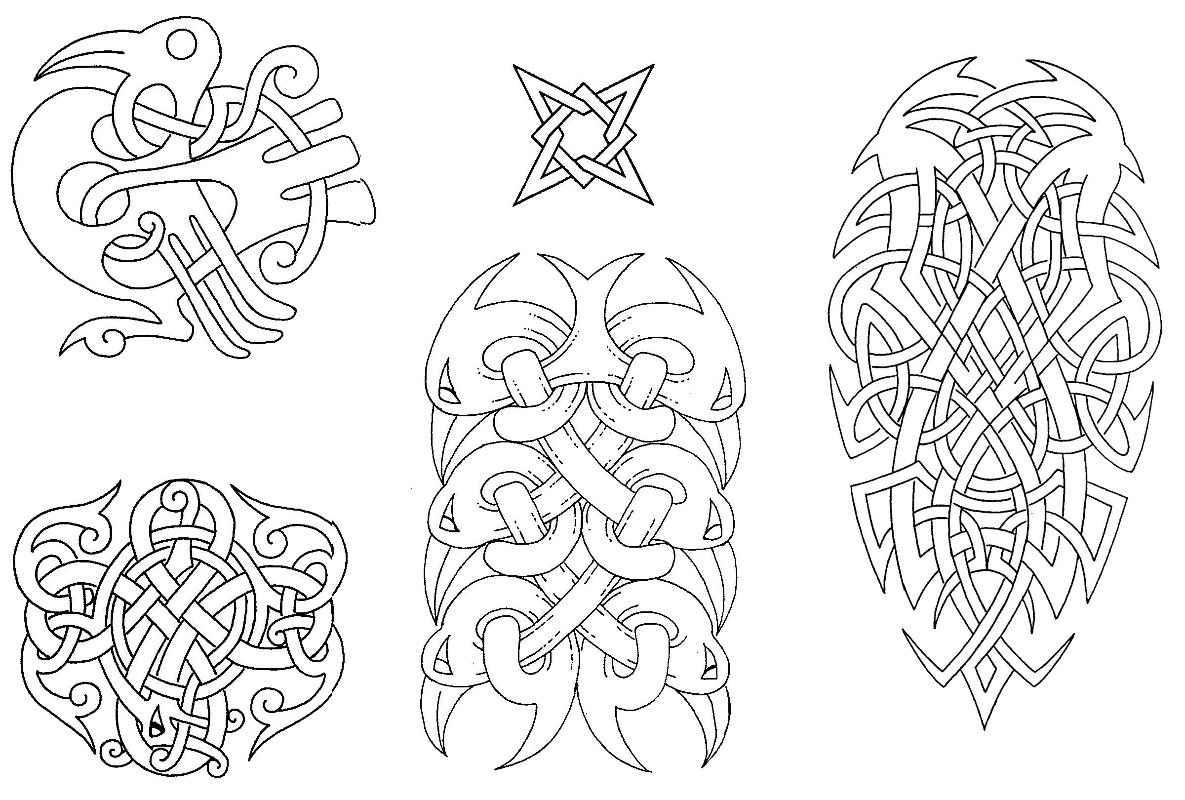 Celtic Tattoo Designs Sheet 175 Copy